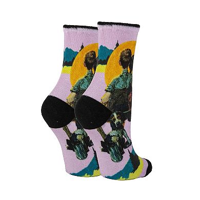 Women's Crew Socks -Spooners