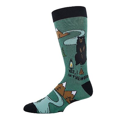 Men's Crew Socks -Bear Poop