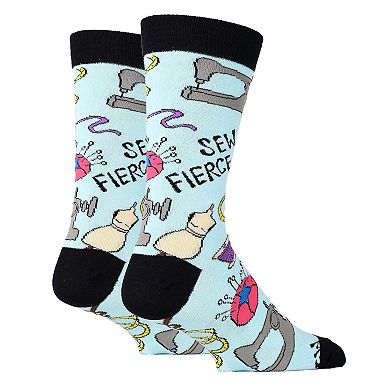 Men's Crew Socks -Sew Fierce