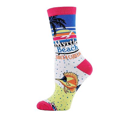 Women's Crew Socks -Myrtle Beach