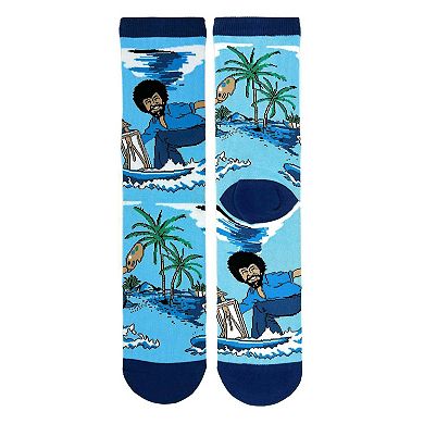 Women's Crew Socks -Bob Ross Waves