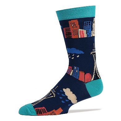 Men's Crew Socks -Seattle