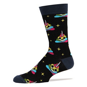 Men's Crew Socks -Unicorn Poo