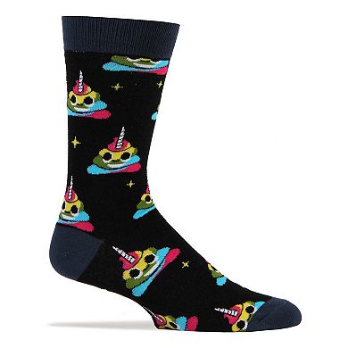 Men's Crew Socks -Unicorn Poo