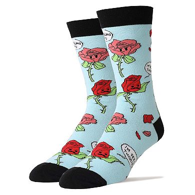 Men's Crew Socks -Thorny