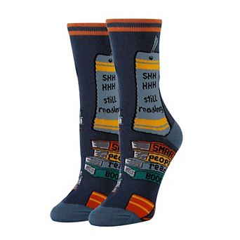 Women's Crew Socks -I'm Reading