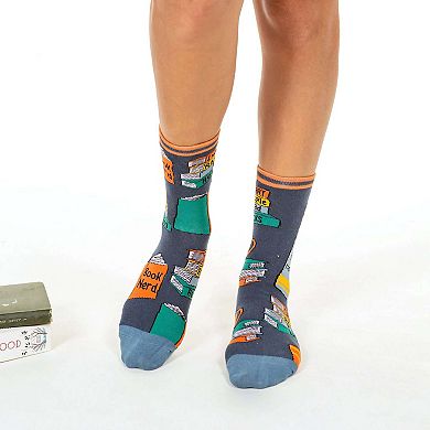 Women's Crew Socks -I'm Reading