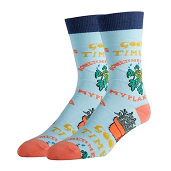 Men's Crew Socks -Wet My Plants