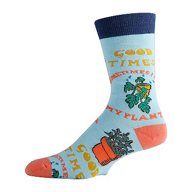 Men's Crew Socks -Wet My Plants