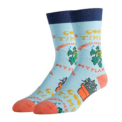 Men's Crew Socks -Wet My Plants