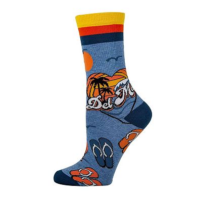 Women's Crew Socks -Del Mar