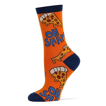 Women's Crew Socks -Wanna Pizza