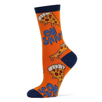Women's Crew Socks -Wanna Pizza