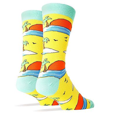 Men's Crew Socks -Sunset
