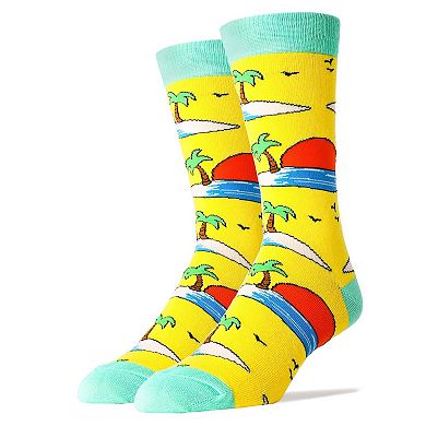 Men's Crew Socks -Sunset