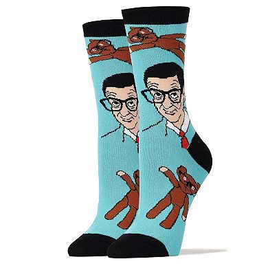 Women's Crew Socks -Mr Bean and Teddy