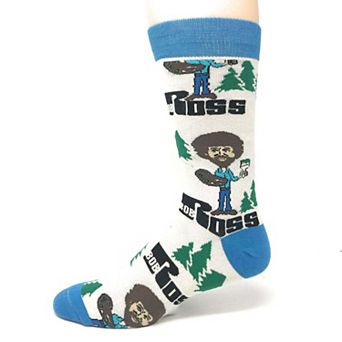 Men's Crew Socks -Always Bob Ross