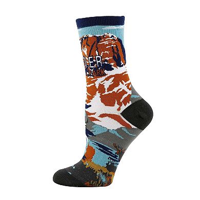 Women's Crew Socks -The Glaciers