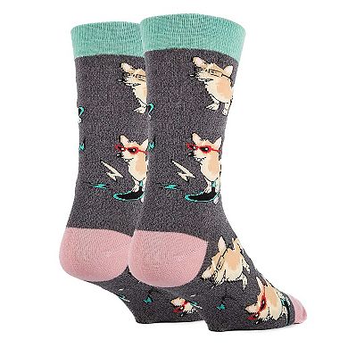 Men's Crew Socks -Corgi Boi