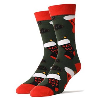 Men's Crew Socks -Naughty Or Nice