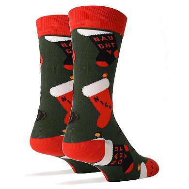 Men's Crew Socks -Naughty Or Nice
