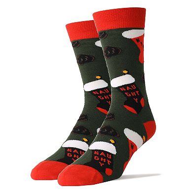 Men's Crew Socks -Naughty Or Nice