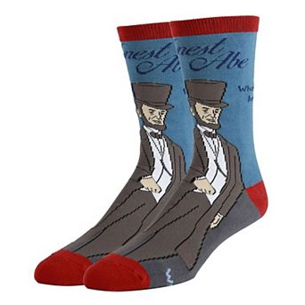 Men's Crew Socks -Honest Abe