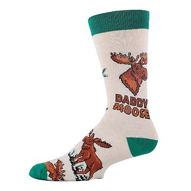 Men's Crew Socks -Daddy Moose