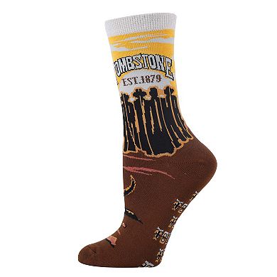 Women's Crew Socks -Tombstone