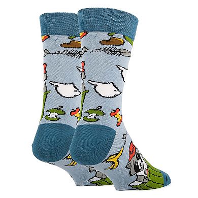 Men's Crew Socks -Trash Panda