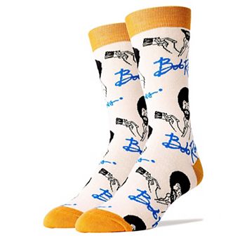 Men's Crew Socks -It's Bob Ross Tan
