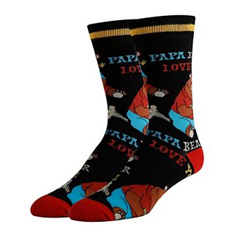 Men's Crew Socks -Papa Bear