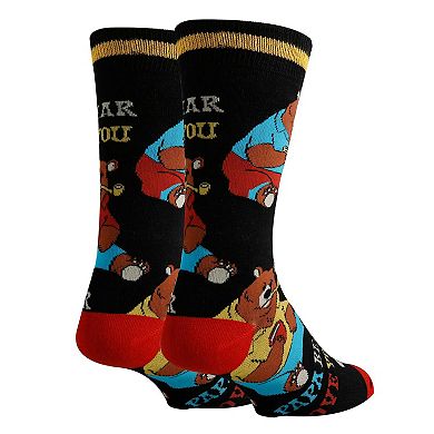 Men's Crew Socks -Papa Bear
