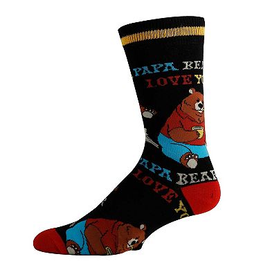 Men's Crew Socks -Papa Bear