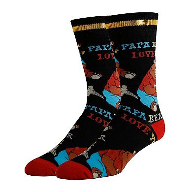 Men's Crew Socks -Papa Bear