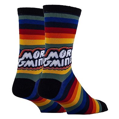 Men's Crew Socks -Mork And Mindy