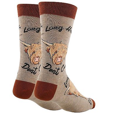 Men's Crew Socks -Hair Don't Care
