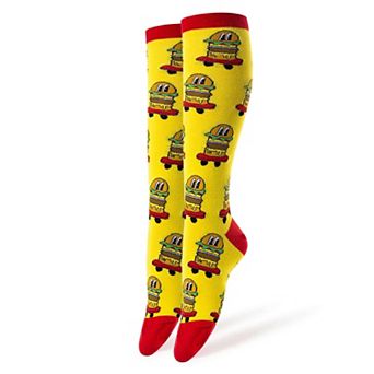 Women's Crew Socks -Burgers On Wheels