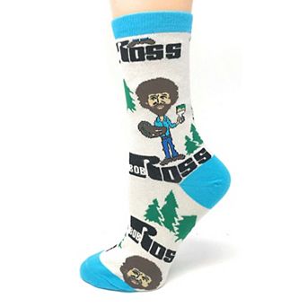 Women's Crew Socks -Always Bob Ross