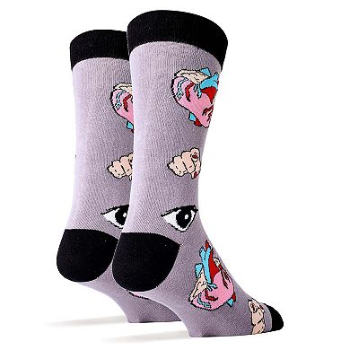 Men's Crew Socks -Eye Heart You