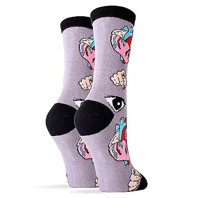 Women's Crew Socks -Eye Heart You