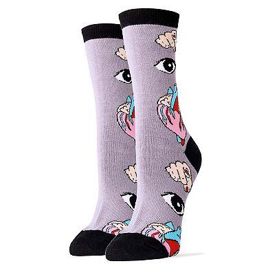 Women's Crew Socks -Eye Heart You