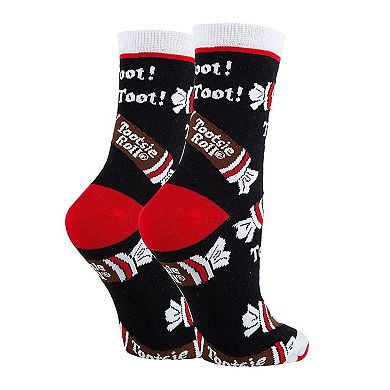 Women's Crew Socks -Toot Toot Tootsie