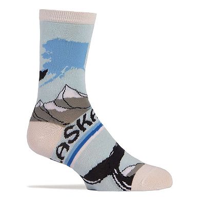 Men's Crew Socks -Alaska