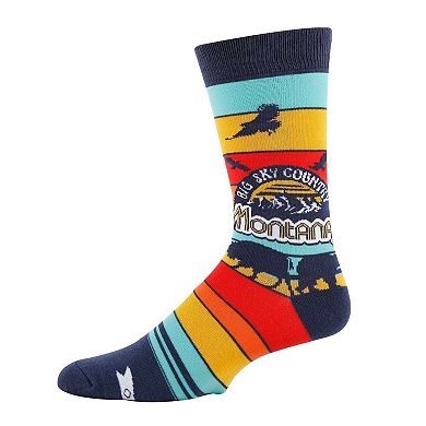 Men's Crew Socks -Montana