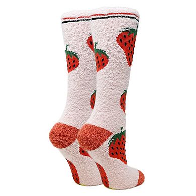 Women's Crew Socks -Berry