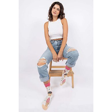 Women's Crew Socks -Ice Dreams