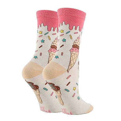 Women's Crew Socks -Ice Dreams