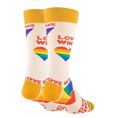 Women's Crew Socks -Love Wins