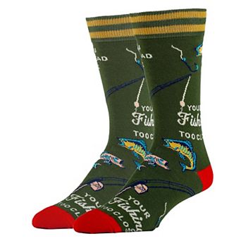 Men's Crew Socks -Gone Fishing